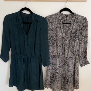 Aritzia Babaton Bennet Silk Dress (two dresses)